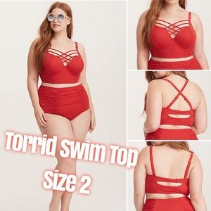 Strappy Push-Up Balconette Bikini Top